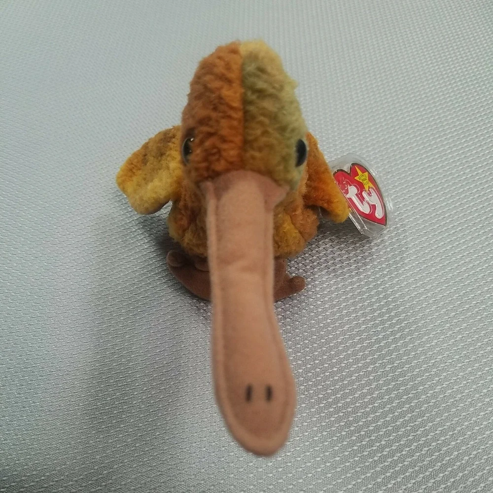 Beak the Kiwi Bird New with Tag Protector and Tush Tag beanie babies‎ 1998